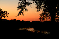 Sunset over the Sabie river